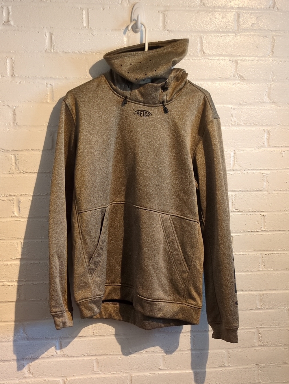 AFTCO Reaper Branded Olive Green Men's Pullover Hoodie